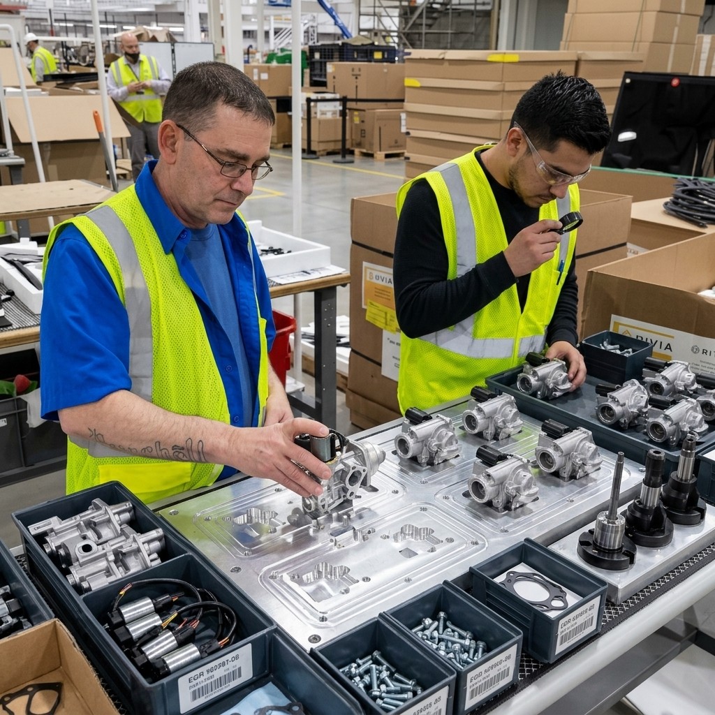 Quality inspection on the production line